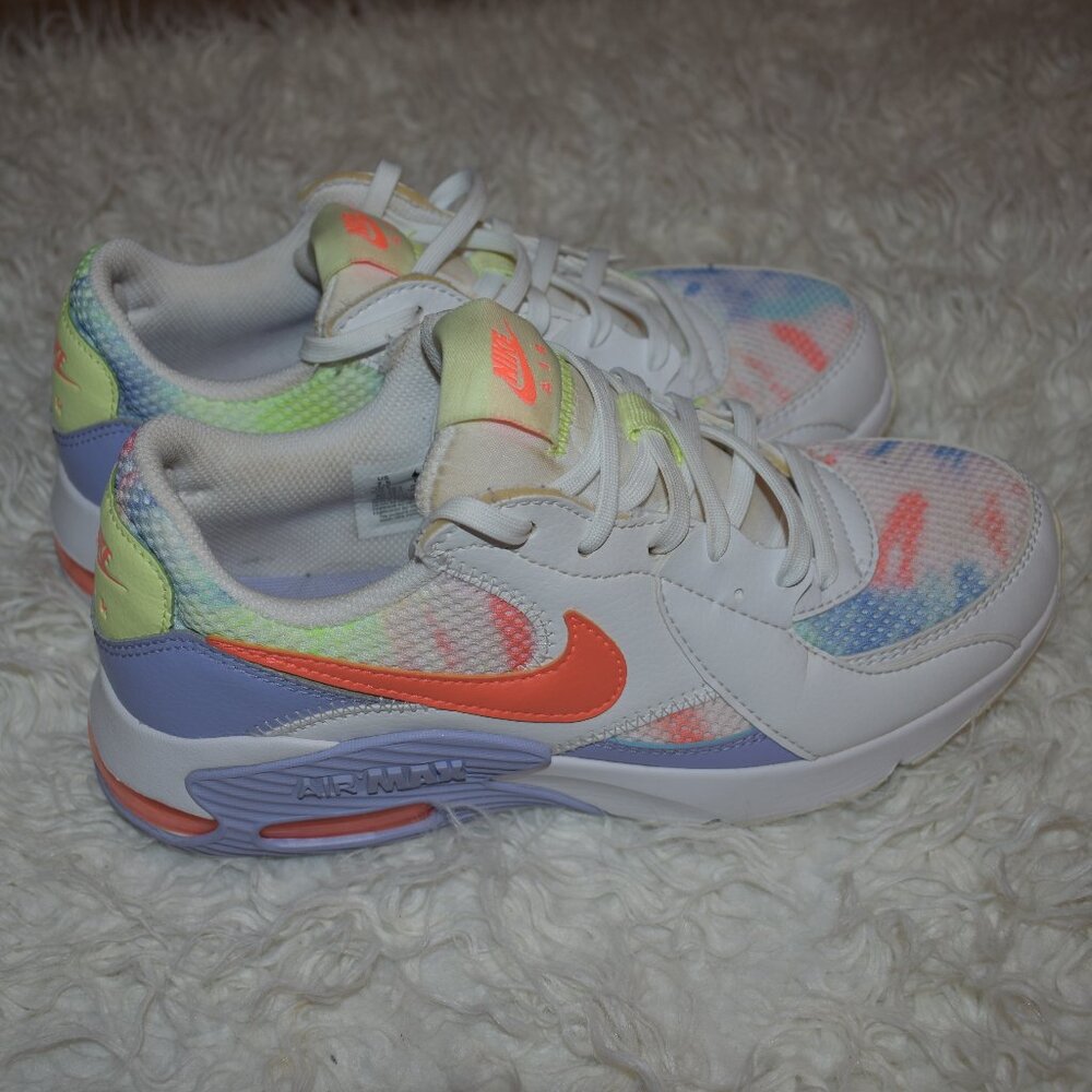 Nike Air Max Excee Womens Size 7.5 Shoes Sneakers Orange Purple White DD… - Picture 2 of 8